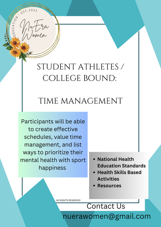 Student Athletes: Time Management