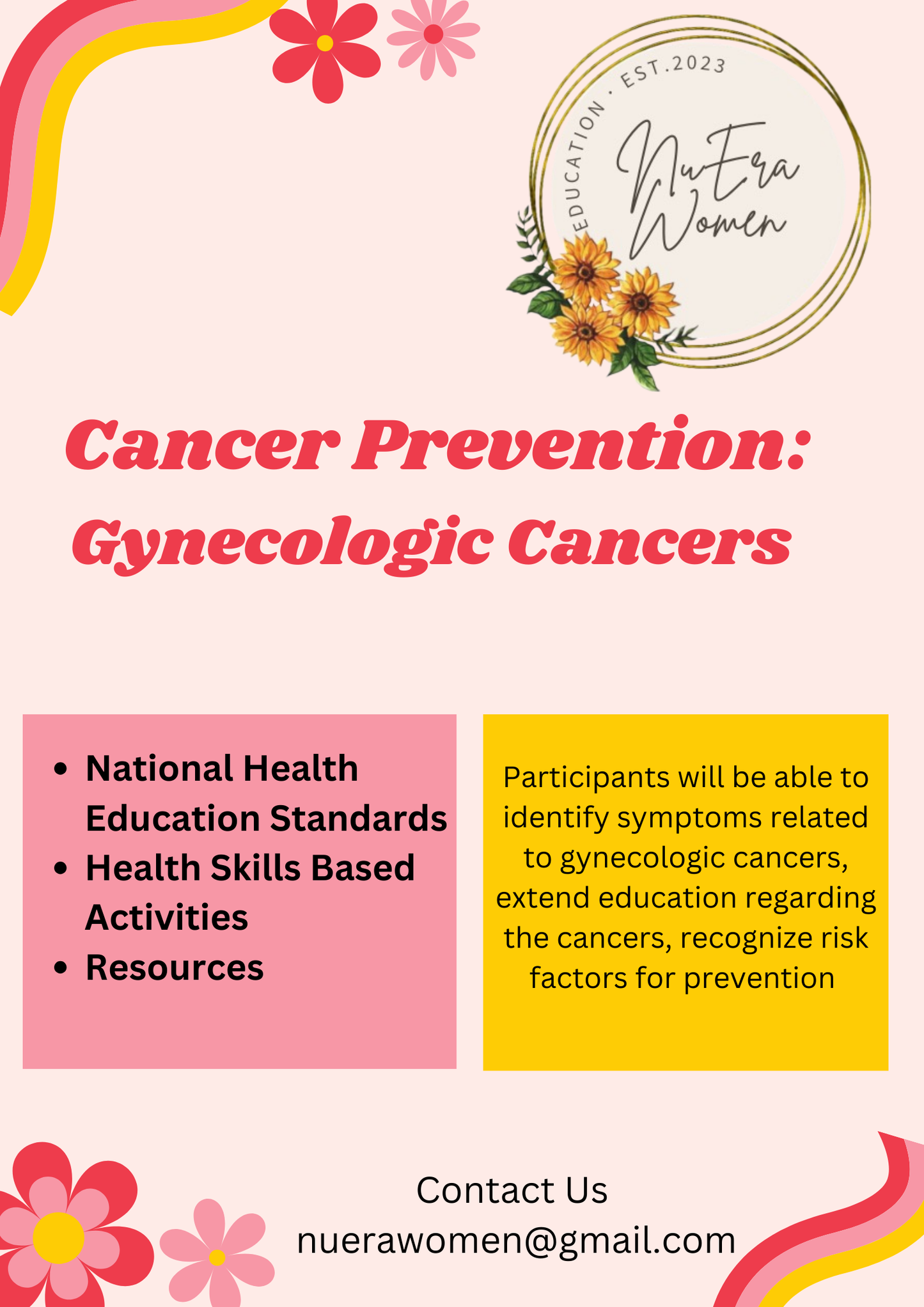 Gynecologic Cancers Education