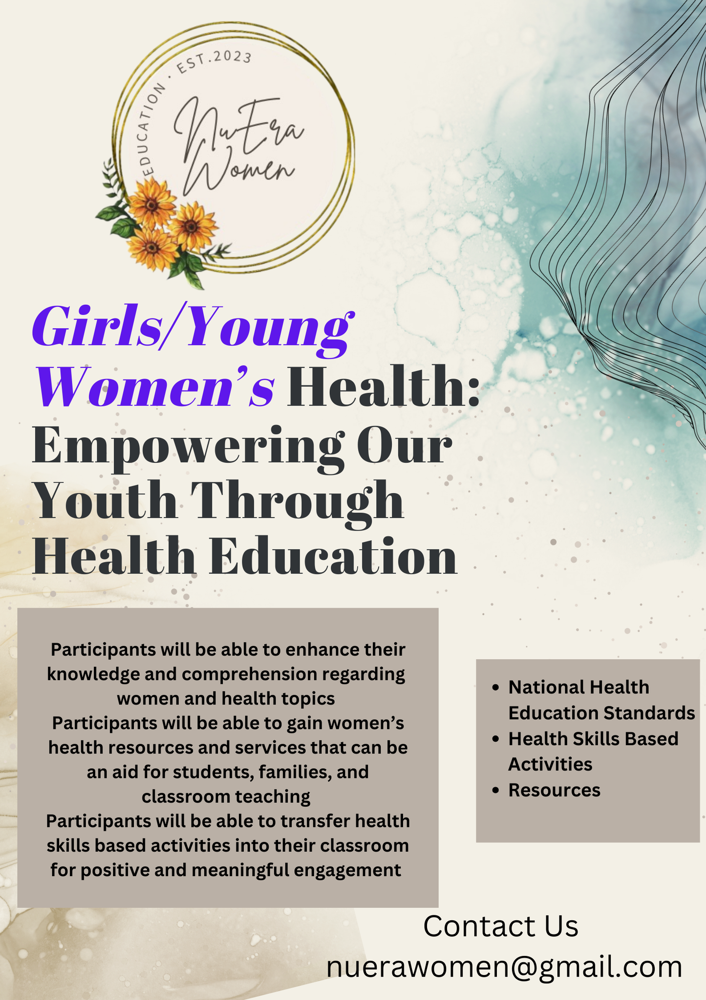 Girls/Young Women's Health PD